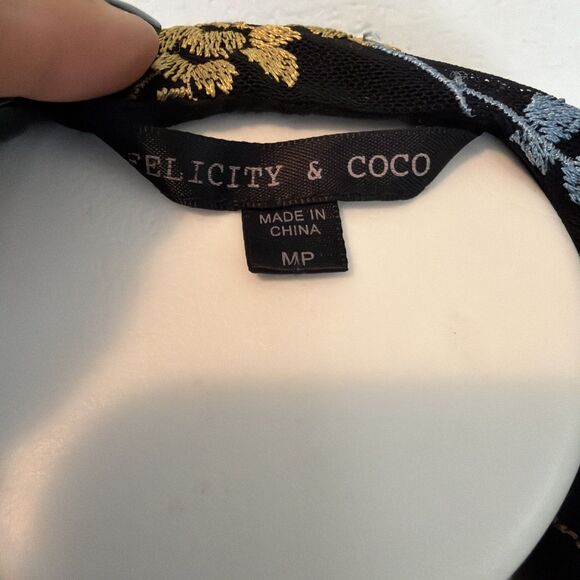 Boho Whimsigoth Floral Embroidered Felicity & Coco Dress MP - Picture 6 of 9